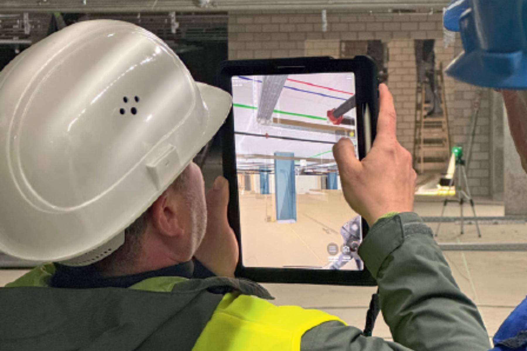 Transformation der alten Tabakfabrik in Berlin-Schmargendorf in ein modernes Quartier. Modell der künftigen Gewerbehöfe „GoWest“ in Berlin Schmargendorf